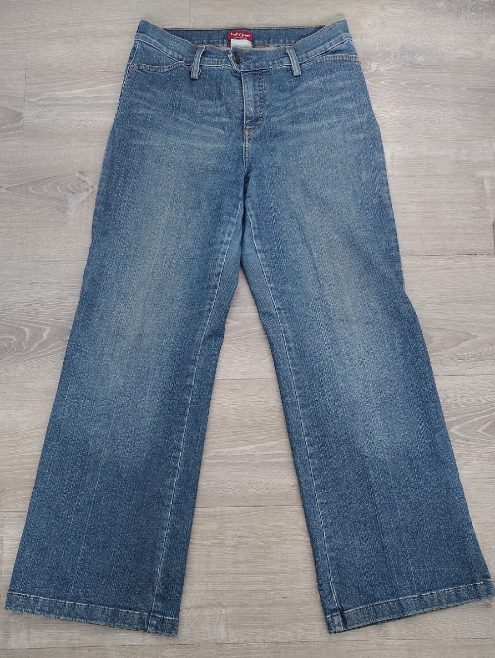 Levi's Medium Blue Wide-Leg Jeans